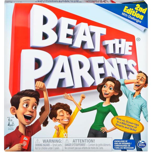 NEW Beat the Parents 2nd Edition with Challenges Family Game Night Smarts/Skills - Picture 1 of 2